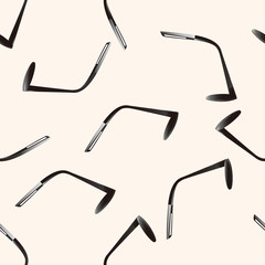 Home appliances theme lamp , cartoon seamless pattern background