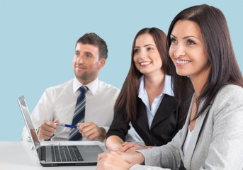 Obraz premium Business, Meeting, People.