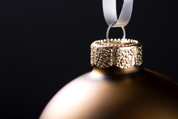 Close-up of Christmas Ornament with selective focus