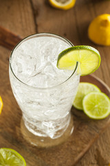 Refreshing Lemon and Lime Soda