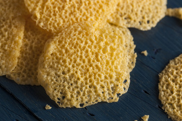 Homemade Parmesan Cheese Crisps