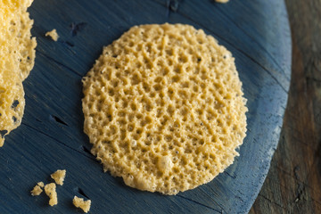 Homemade Parmesan Cheese Crisps