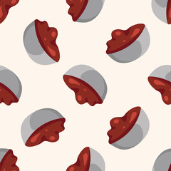 hair dye products , cartoon seamless pattern background