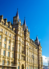 Fototapeta premium North Western Hotel, a historic buildings on Lime Street in Live