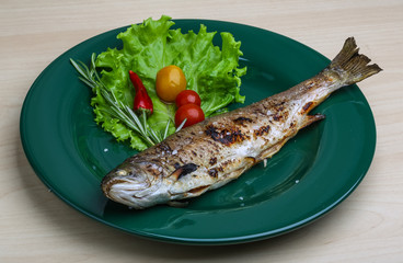 Grilled trout