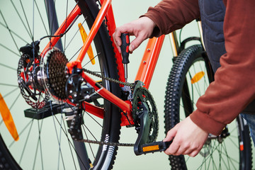 bike chain repair or adjustment
