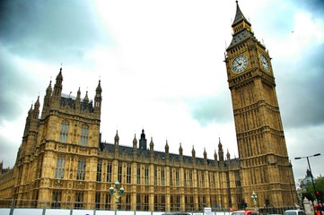Fototapeta na wymiar Picture of London Parliament, big ben
