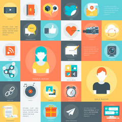 Social Media Stylish, minimal and fully editable set of social v