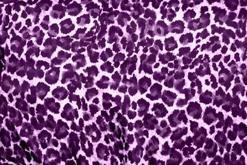 Foto op Canvas Beautiful purple leopard animal print fur background / wallpaper © mariavu