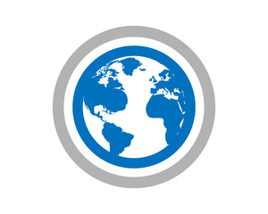 Circle Globe Global Logo