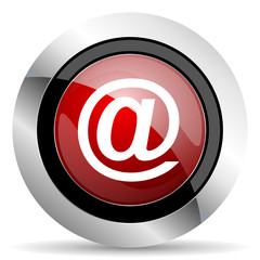 email red glossy web icon