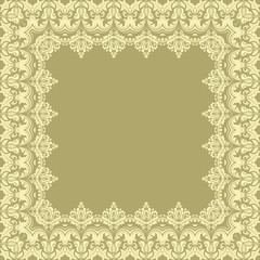 Floral Vector Fine Frame