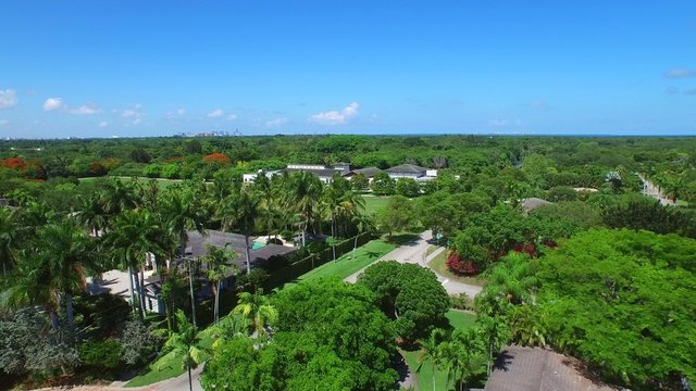 Pinecrest Miami aerial video 