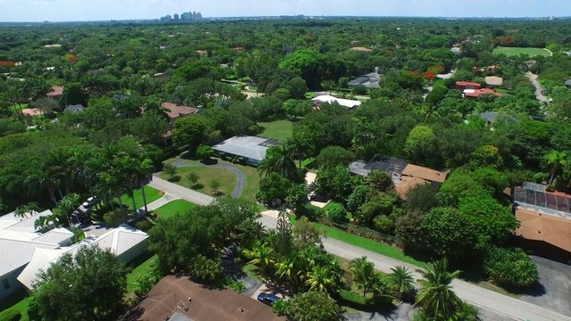 Pinecrest Miami aerial video 
