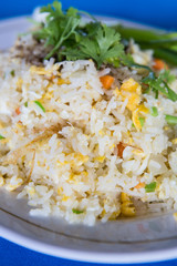 Thai fried rice with crab meat