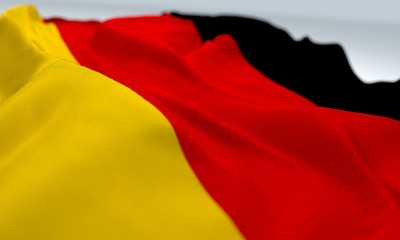 zoom flag of germany, close up view
