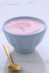 vintage greek strawberry yogurt