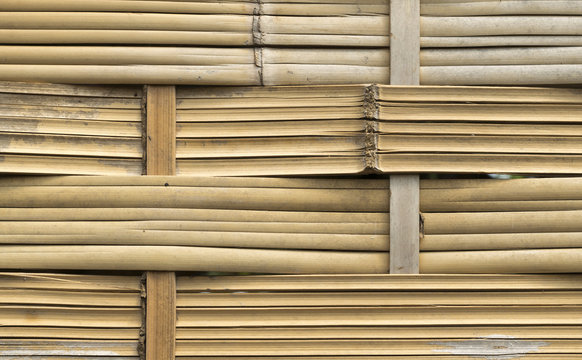 large scale bamboo weave background