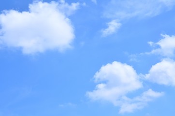 青い空と白い雲