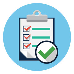 Vector checklist icon