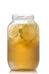 Iced tea in a jar