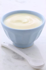 Fresh plain yogurt