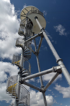 Spiral Stairs To Tripwire On Bournemouth Pier, Dorset