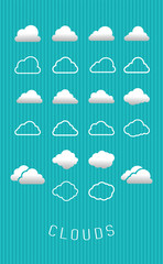 Set of Clouds