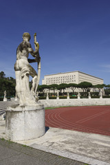 Stadio dei Marmi sports stadium built in the 1920's Foro Italico, Rome Italy