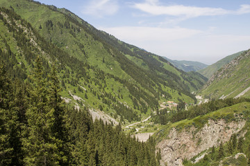 Naklejka premium mountain gorge