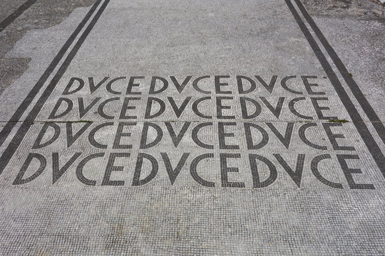 Stadio dei Marmi sports stadium built in the 1920's Foro Italico, Rome Italy
