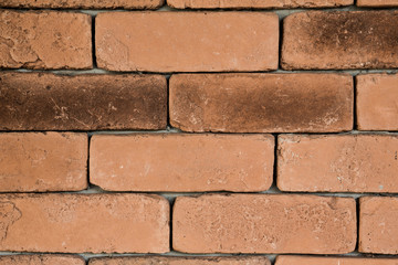 Old brick wall background.