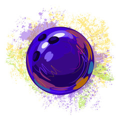 Bowling Ball
All elements are in separate layers and grouped.
