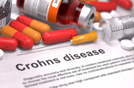 Crohns Disease - Medical Concept. 