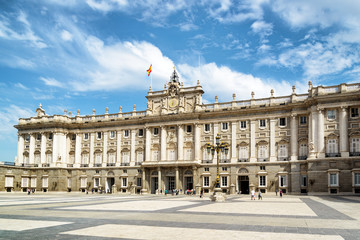 Fototapeta na wymiar View of the Plaza de la Armeria (Armory Square) 
