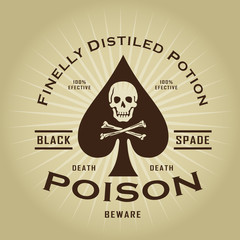 Vintage Retro Poison Seal
