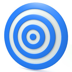 Naklejka premium Target 3d illustration 