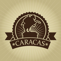 Vintage Retro Caracas Seal