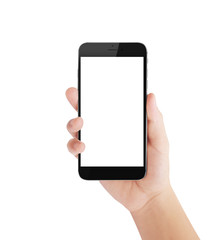 smartphone in hand