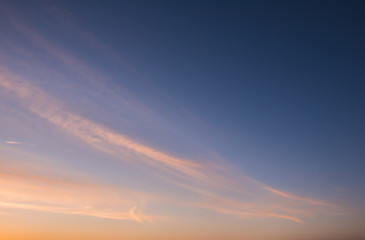 Sunset Sky Background