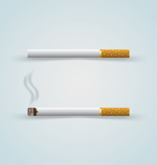 Two cigarettes