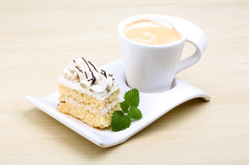 Coffee with cake