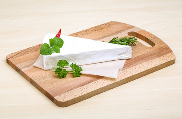 Soft brie cheese