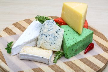 Assortment cheese