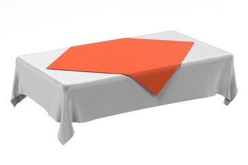 3d render of table cloth