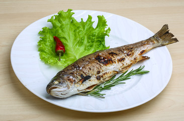 Grilled trout