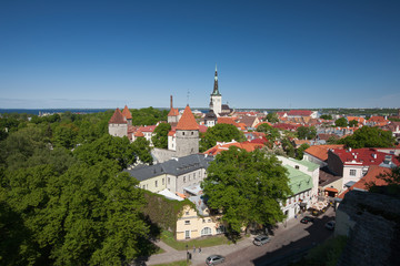 Fototapeta na wymiar Tallinn Capital of Estonia Eesti