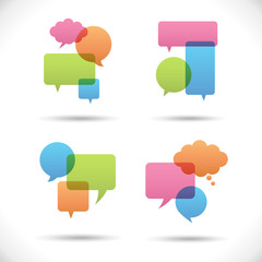 Colorful Speech Bubbles © Giraphics