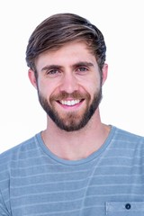 Obraz premium Happy handsome man looking at camera 