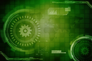 Digital Abstract Business background